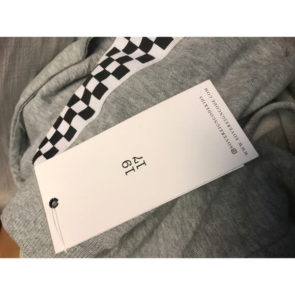 SOVEREIGN CODE Kids' King Check Hooded Jacket In Heather Gray 4 Hoodie - Picture 3 of 5